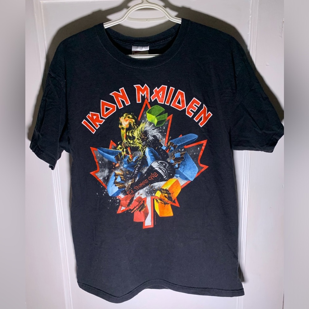 2010 iron maiden Canadian tour shirt
